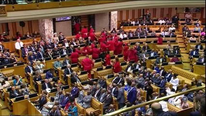 Protests break out in South Africa over President Zuma