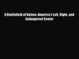 [PDF Download] A Battlefield of Values: America's Left Right and Endangered Center  Free Books