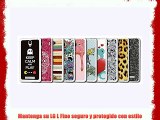 Funda Gel Flexible LG L Fino BeCool Arte Japonés La gran ola [  1 Protector Cristal Vidrio