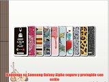 Funda Gel Flexible Samsung Galaxy Alpha BeCool Seaside Wood [  1 Protector Cristal Vidrio Templado