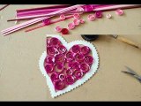 МК - сердце в технике квиллинг --- heart in quilling techniques