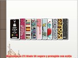 Funda Gel Flexible ZTE Blade S6 BeCool Wild and Free [  1 Protector Cristal Vidrio Templado