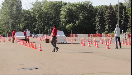 Соревнование телохранителей Одесса. Экстремальное вождение