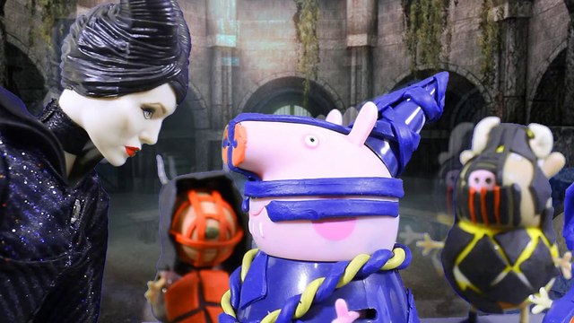 Свинка Пеппа Мультфильм свины - колдуны и Малефисента Куклы Игрушки для детей Peppa Pig