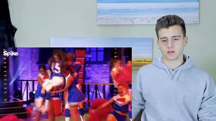 Tim Tebow's "Eye of the Tiger" vs. Nina Dobrev's "Cheerleader" Reaction (Comic FULL HD 720P)