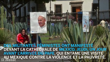 Voyage du pape au Mexique, des militantes féministes interpellent l'Eglise