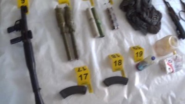 Sur'daki Terör Operasyonunda Silah ve Mühimmat Ele Geçirildi