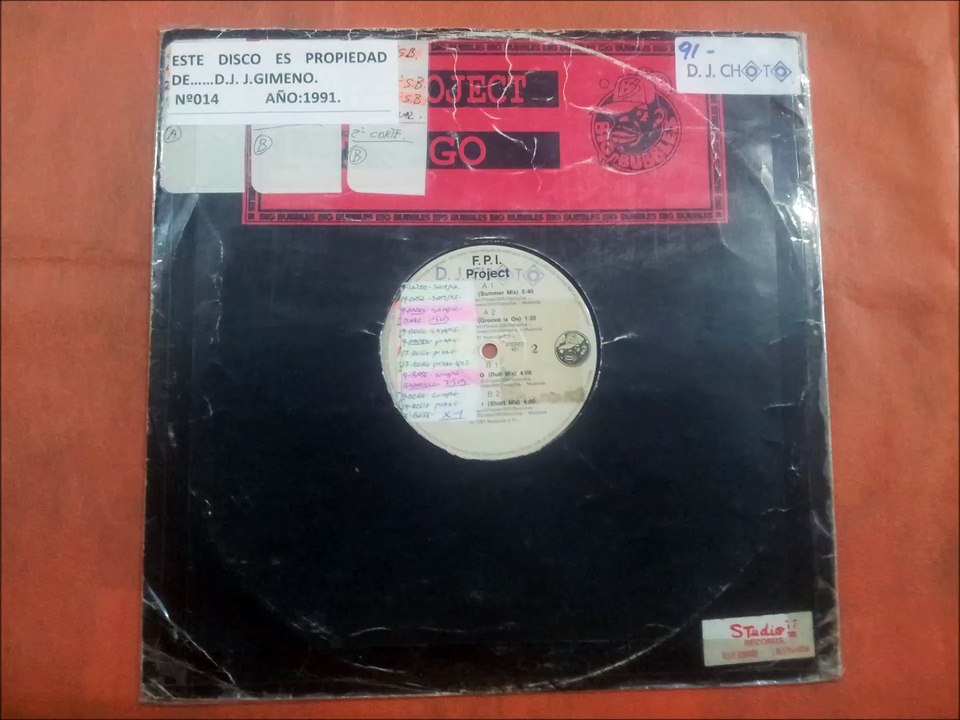 F.P.I. PROJECT.(LET'S GO.(GROOVE IS ON.)(12''.)(1991.)