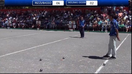 Carreau de l'Italie BASSO lors du quart de finale du Mondial de Millau 2015