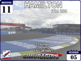 Tour de piste à Hamilton en Holden commodore V8 supercars sur Rfactor 1