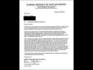 “Woznicki Notice” to Thomas Woznicki (“Woznicki Rule” for WI Public Record Requests)