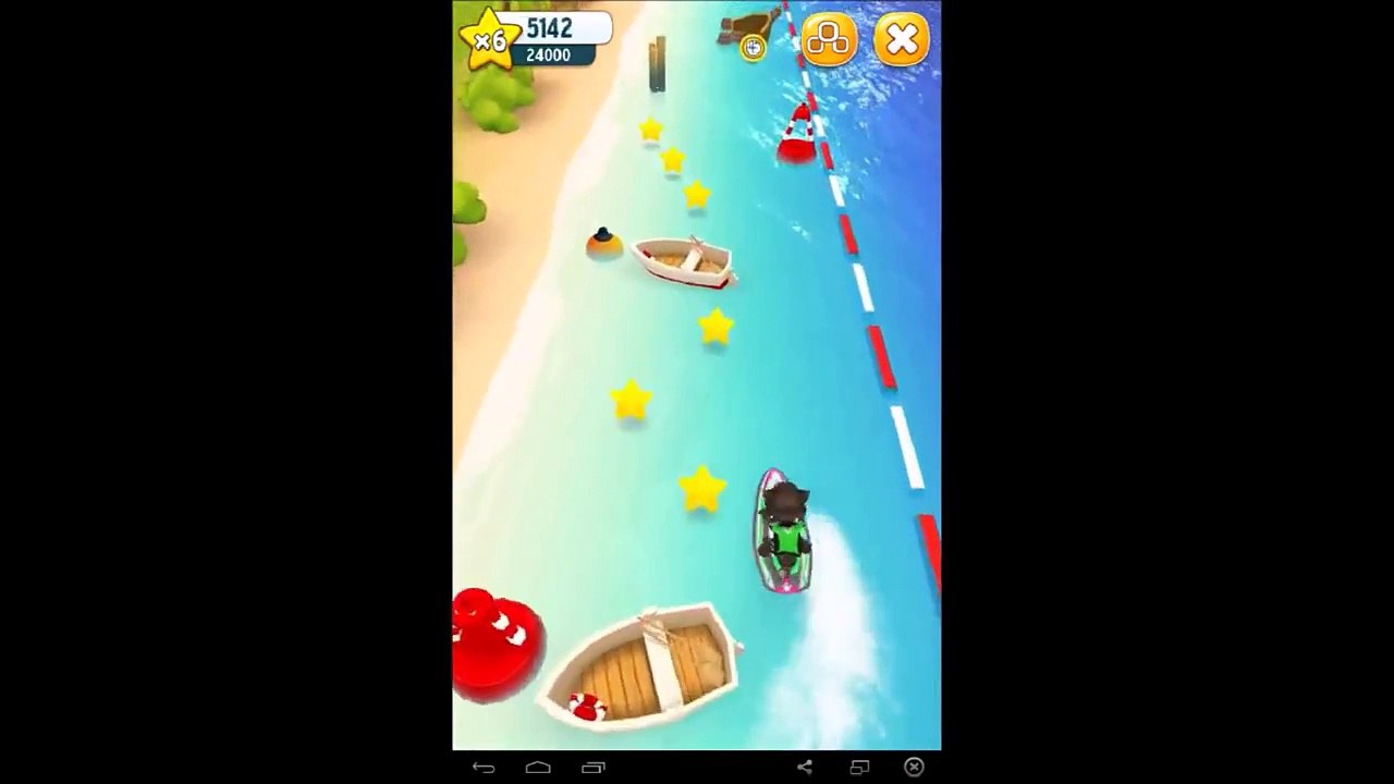 Talking Tom Jetski - Talking Angela Funny Gameplay - Android Kids Games #2