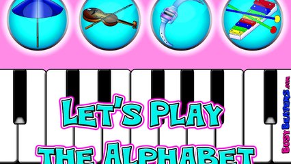 Learn to Play ABC Alphabet Song on Piano - Kids Learning Music