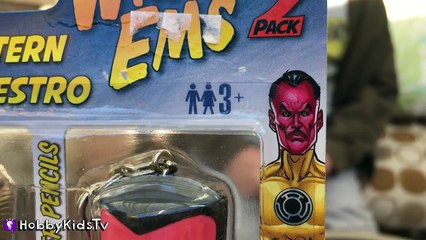 Green Lantern Vs Sinestro Color Art + Quick Lego Like Build by HobbyKidsTV
