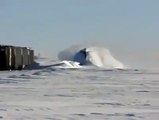 NEW 2015 Monster Russian Train plowing through snow railway tracks 2015