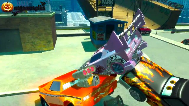 Halloween Disney cars Chick Hicks Francesco Bernoulli Dinoco King 43 Optimus Prime Hulk Ir