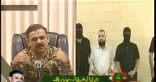 Major Asim Bajwa Showing How Terrorist Were Planning To Attack Hyderabad Central Jail And Presented Terrorist In Front Of Media