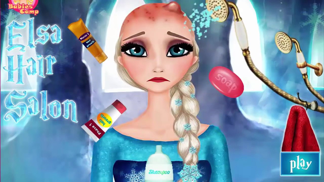 FROZEN DISNEY PRINCESS Эльза Парикмахерская Мультик для Детей