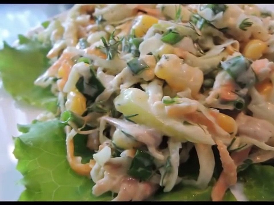 Салат с курицей