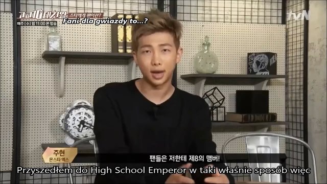 150708 High School Teenager Emperor Rap Monster - polskie napisy (polish subs)