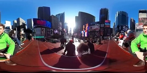 360 degree video view from New York Times Square (News World)