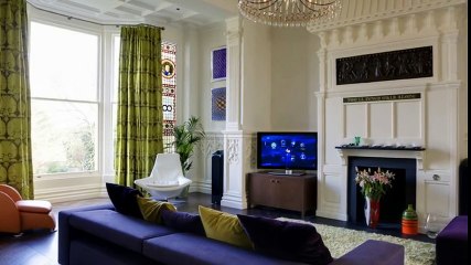 Дизайн штор для зала