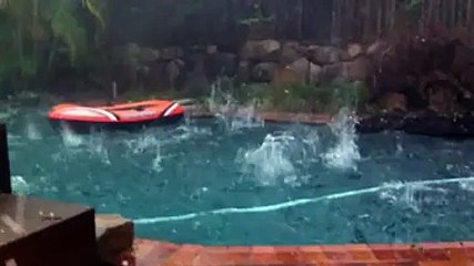 Avustralya'da inanılmaz dolu yağışı.. Yok Böyle Bir Şey