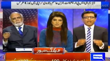 Haroon Rasheed make Habib Akram speechless when he tries to defend MQM