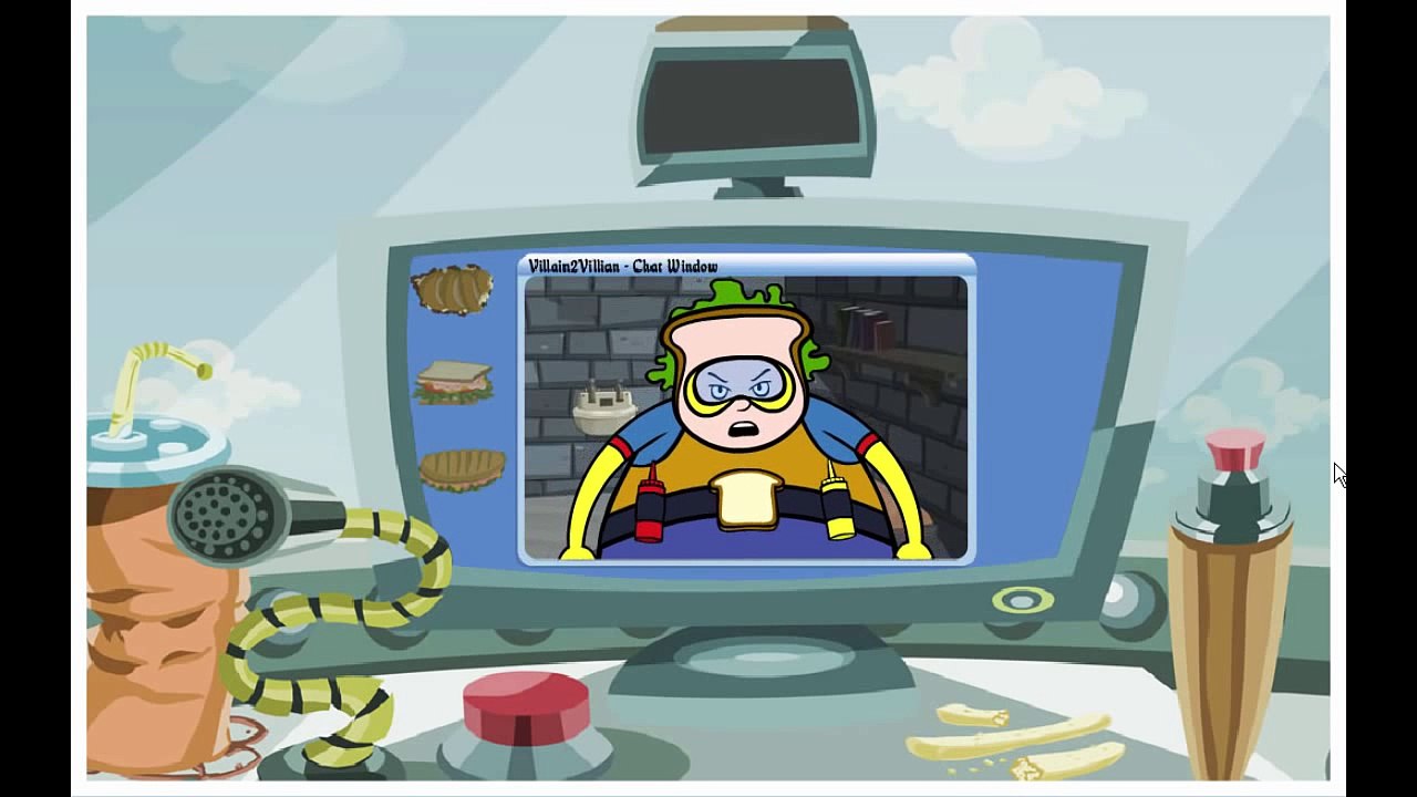 Word Girl Chucks Extreme Sandwich Crusher Cartoon Animation PBS Kids Game Play Walkthrough