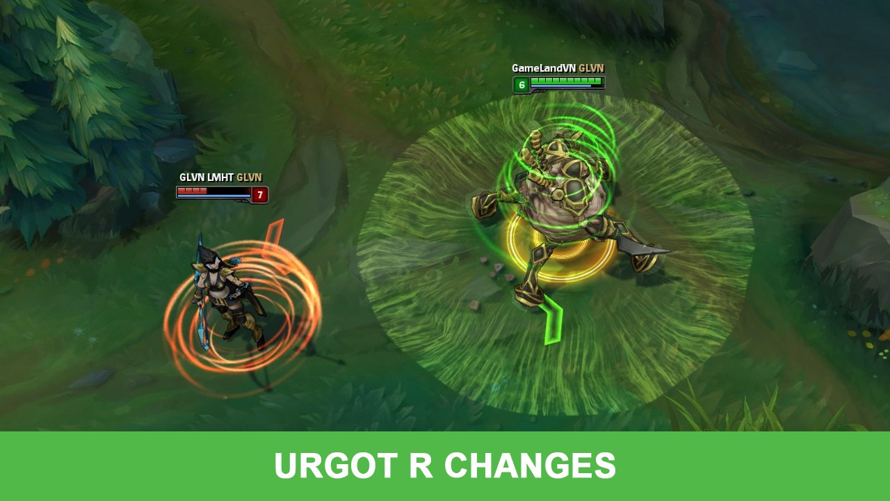 LOL PBE 2/11/2016: Urgot R Changes