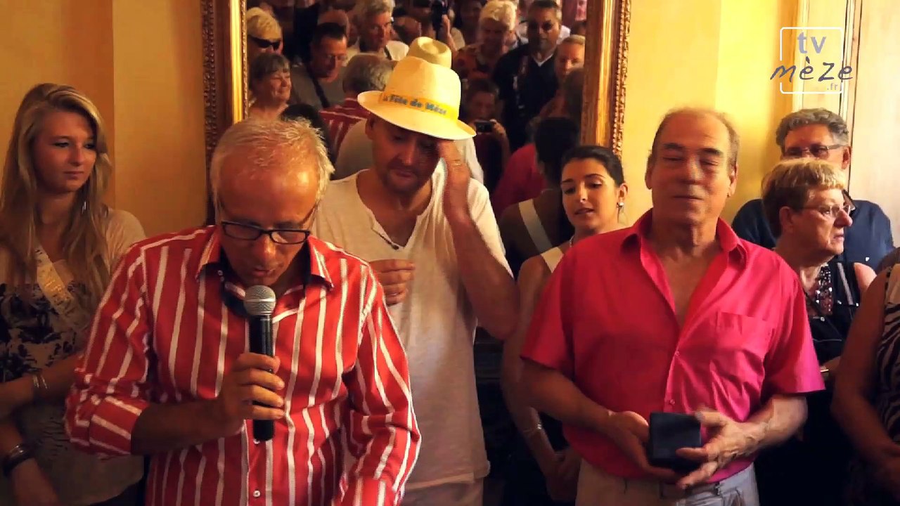 Michel Cordes et Jean-François Malet à l'honneur à Mèze