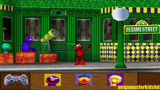 Sesame Street Elmos Letter Adventure Full Length Game Kids Friendly Gameplay PlayStation