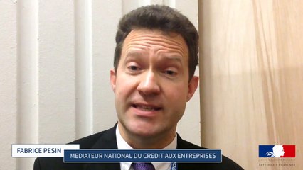 Fabrice Pesin présente la médiation du crédit aux entreprises