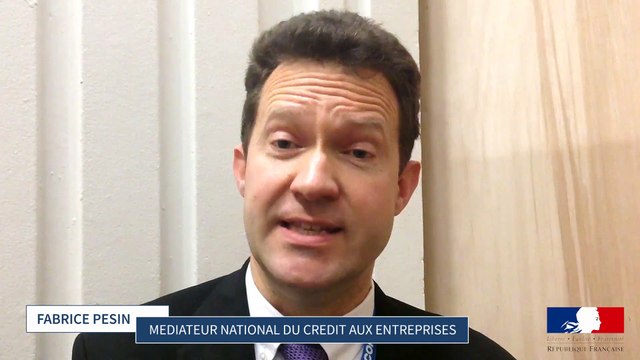Fabrice Pesin présente la médiation du crédit aux entreprises