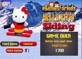Hello Kitty Skiing GAMEPLAY new video game of the hello kitty animation episodes baby games FN6Utm4