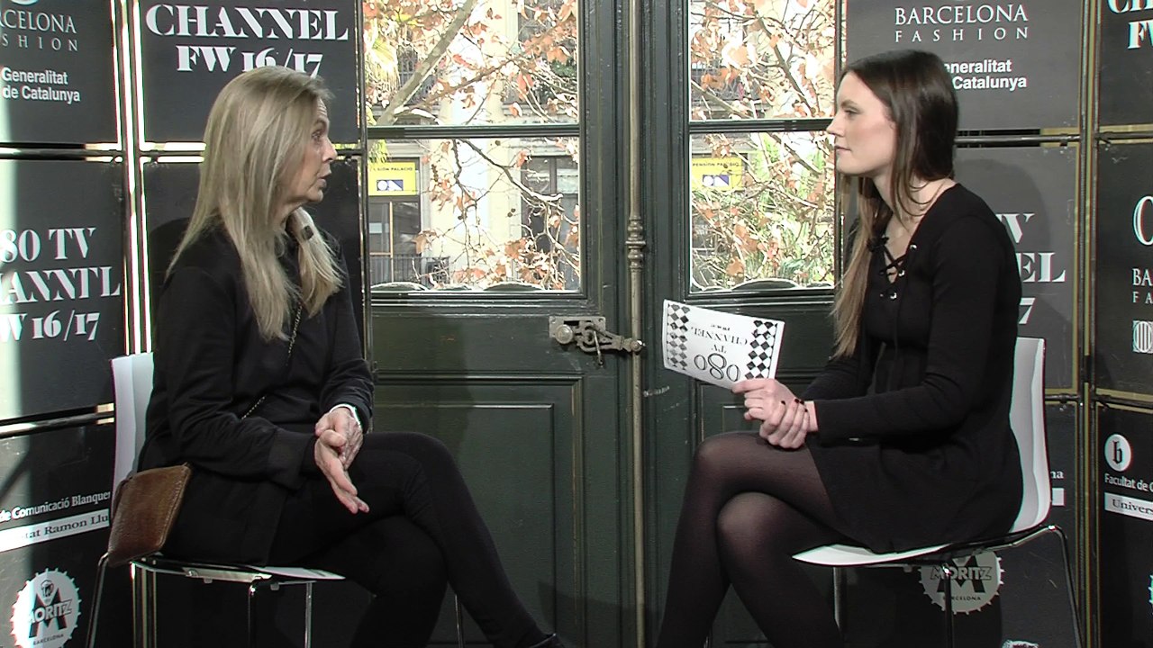 Núria Mora entrevista plató 080 TV Channel Febrer 2016