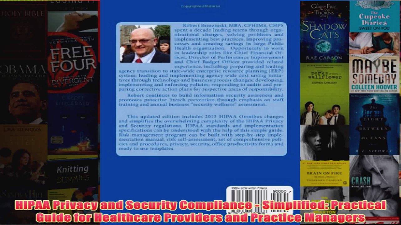 Download PDF  HIPAA Privacy and Security Compliance  Simplified Practical Guide for Healthcare FULL FREE