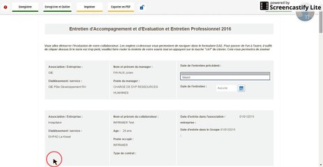 Tutoriel EHPSOS: Comment faire completer l'EAE par votre collaborateur