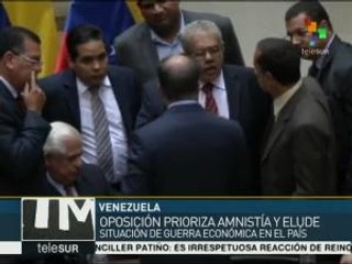 Venezuela: oposición en la AN evade enfrentar la guerra económica