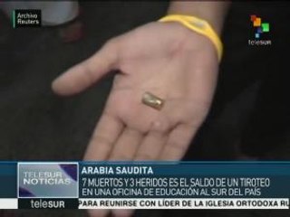 Maestro mata a tiros a siete colegas en Arabia Saudí