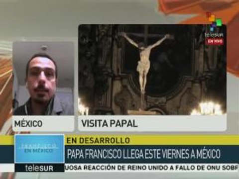 México: ultiman preparativos para la llegada del Papa Francisco