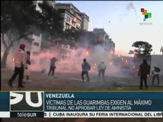 Venezuela: víctimas de guarimba llaman a no aprobar Ley de Amnistía
