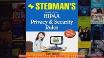 Download PDF  Stedmans Guide to the HIPAA Privacy Rule FULL FREE