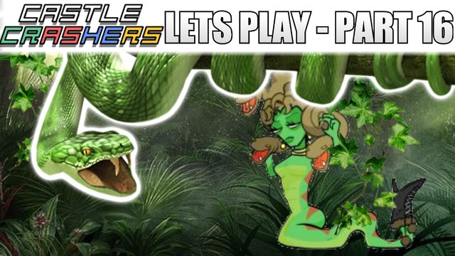 Castle Crashers - The Green Snake Lady! (Castle Crashers Lets Play Part 16) - By J&S Games!