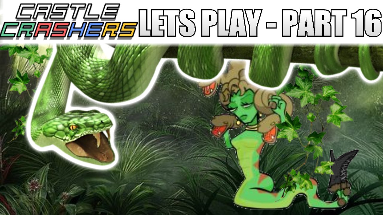 Castle Crashers - The Green Snake Lady! (Castle Crashers Lets Play Part 16) - By J&S Games!