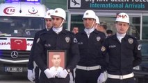 Şehit Polis Yılmaz'ın Cenazesi Memleketine Getirildi
