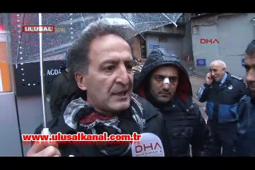 Taksim'de beş katlı bina çöktü