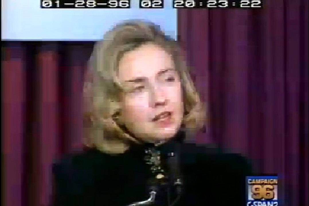 JANUARY 25, 1996 Hillary Clinton on 'Super-predators' - video Dailymotion
