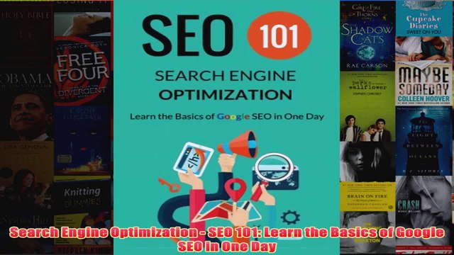 Download PDF Search Engine Optimization SEO 101 Learn the Basics of Google SEO in One Day FULL FREE