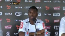 Apresentado no Galo, Robinho sonha com títulos e volta à Seleção